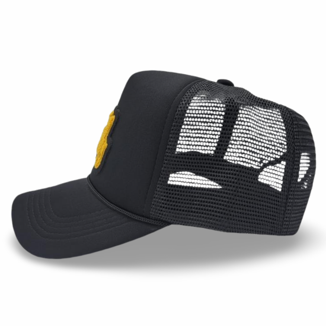 Chenille Patch GOLF Foam Trucker - Black