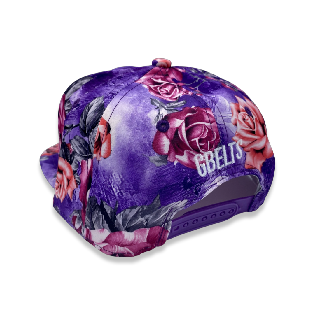 Purple Tone Floral Classic GBELTS Snapback